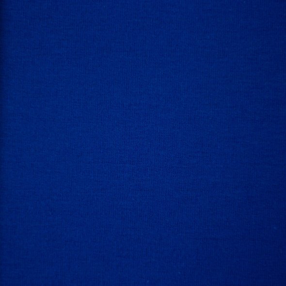 Baumwoll Sweat Stoff Eike angeraut uni - von Swafing 000254-royalblau: 1,0m