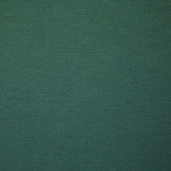 Baumwoll Sweat Stoff Eike angeraut uni - von Swafing 000267-smaragd: 1,0m
