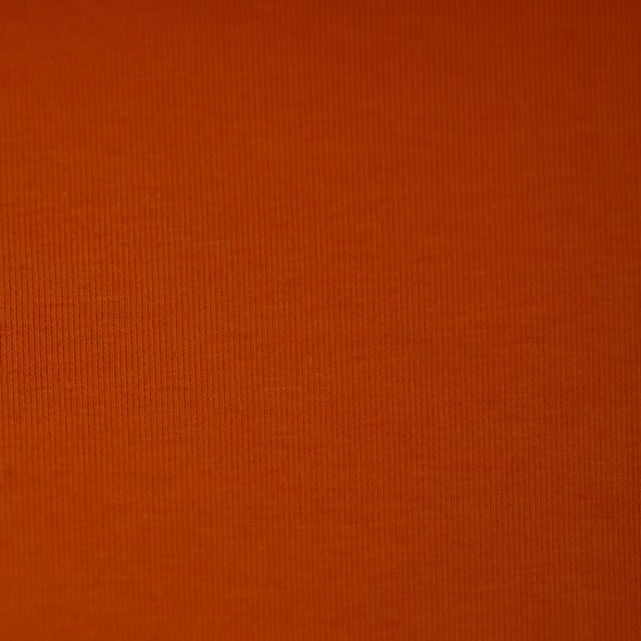 Baumwoll Sweat Stoff Eike angeraut uni - von Swafing 000423-orange: 1,0m