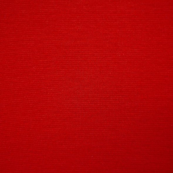 Baumwoll-Bündchen Stoff Heike uni - Schlauchware von Swafing 000636-hellrot: 1,0m