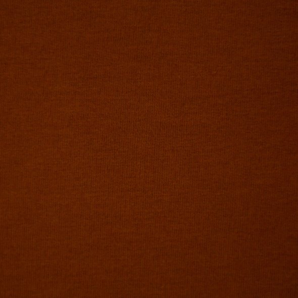 Baumwoll Sweat Stoff Eike angeraut uni - von Swafing 000713-hellkupfer: 1,0m