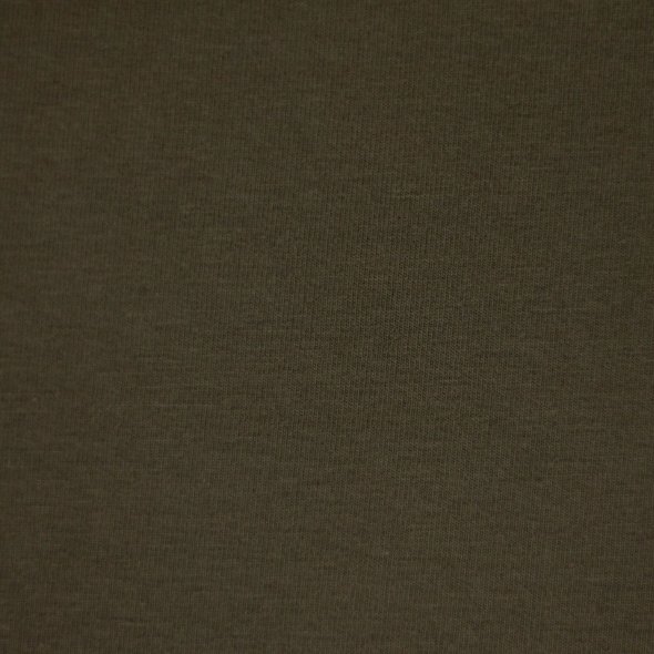 Baumwoll Sweat Stoff Eike angeraut uni - von Swafing 000768-khaki: 1,0m