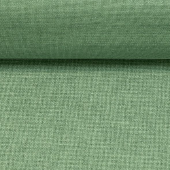 Beschichteter Baumwoll-Stoff, uni - Luisa von Swafing 000264-smaragd: 1,0m