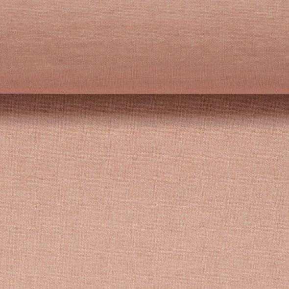 Beschichteter Baumwoll-Stoff, uni - Luisa von Swafing 000432-rosa: 1,0m