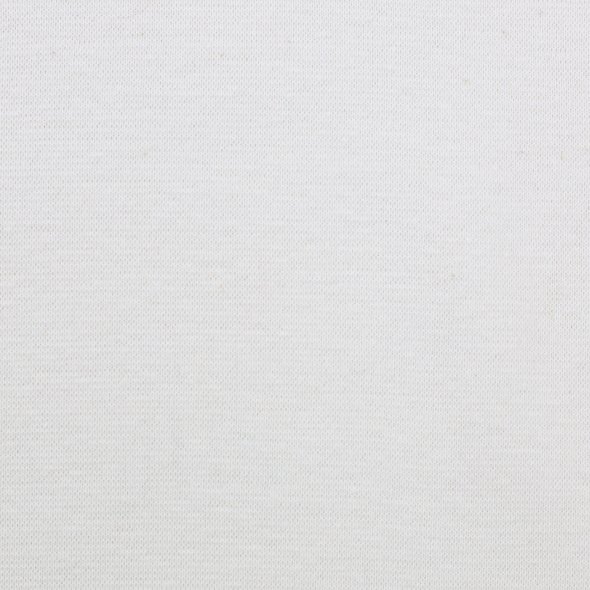 Swafing Baumwoll-Sweat uni, angeraut - Eike 000011-weiß: 1,0m