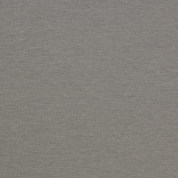 Swafing Baumwoll-Sweat uni, angeraut - Eike 000183-grau: 1,0m