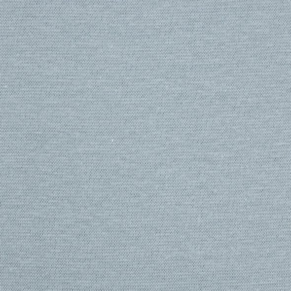 Swafing Baumwoll-Sweat uni, angeraut - Eike 000252-hellblau: 1,0m