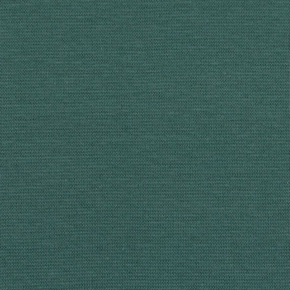 Swafing Baumwoll-Sweat uni, angeraut - Eike 000266-hellsmaragd: 1,0m
