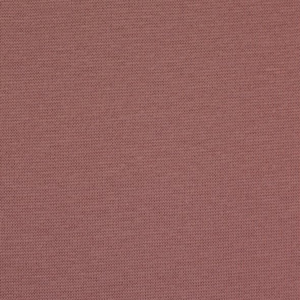 Swafing Baumwoll-Sweat uni, angeraut - Eike 000436-altrosa: 1,0m