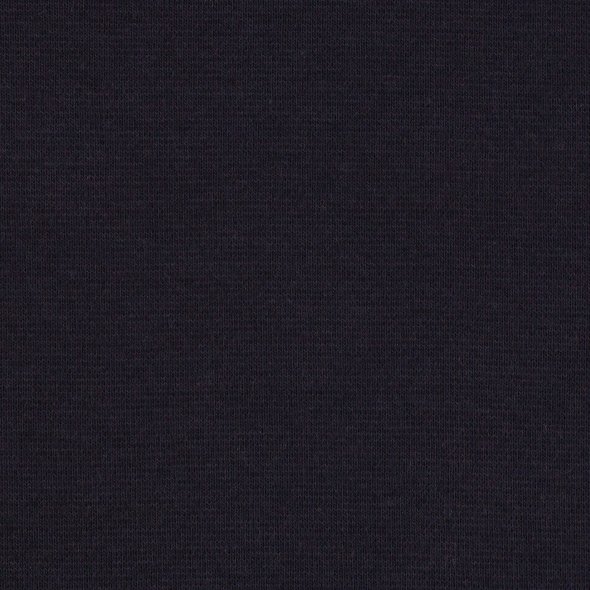 Swafing Baumwoll-Sweat uni, angeraut - Eike 000597-dunkelblau: 1,0m