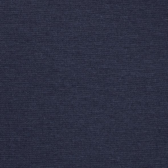 Swafing Baumwoll-Sweat uni, angeraut - Eike 000744-jeansblau: 1,0m