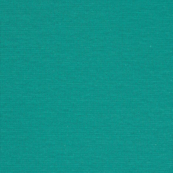 Swafing Baumwoll-Sweat uni, angeraut - Eike 000746-aqua: 1,0m