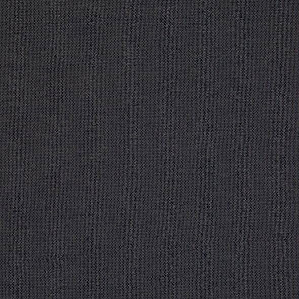 Swafing Baumwoll-Sweat uni, angeraut - Eike 000790-anthrazit: 1,0m