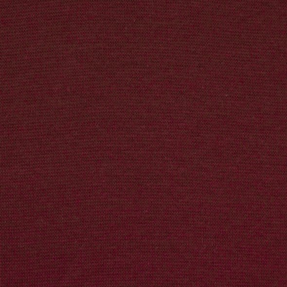 Baumwoll Sweat Stoff Eike angeraut uni - von Swafing 000937-hellbordeaux: 1,0m