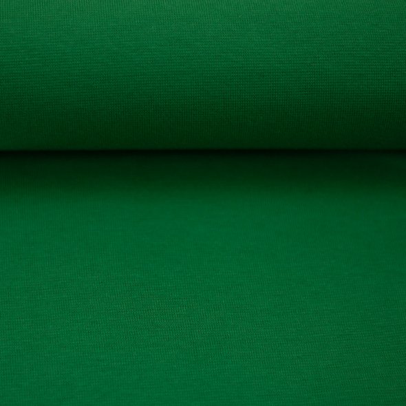 Swafing Baumwoll-Bündchen uni, Schlauchware - Heike 000365-grasgrün: 1,0m
