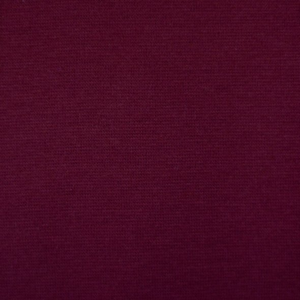 Baumwoll-Bündchen Stoff Heike uni - Schlauchware von Swafing 000937-hellbordeaux: 1,0m