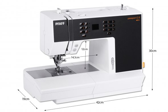 Pfaff Passport 2.0 + Buch Nähen Grundlagen
