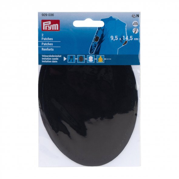 Prym Patches Velourslederimitat (aufbügelbar/ oval/ versch. Farben)