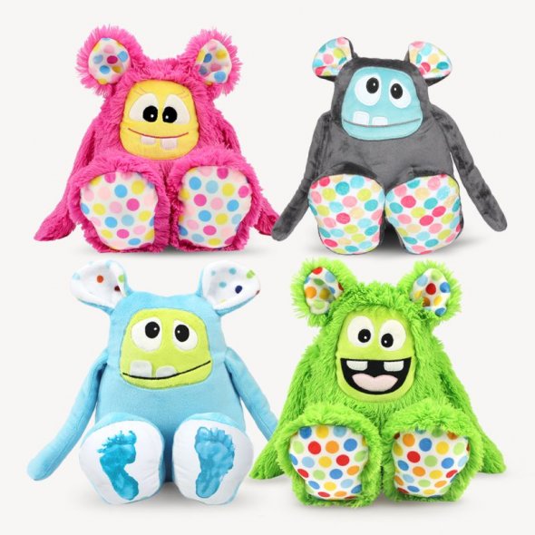 Kullaloo Kuscheltier MemoMonsti 3 versch. Gesichter (Nähanleitung)
