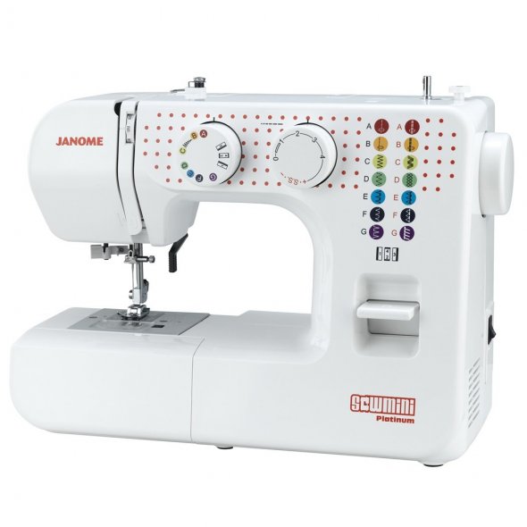 Janome SewMini Platinum mechanische Nähmaschine (ab 10 Jahre) - kinderleichte Bedienung