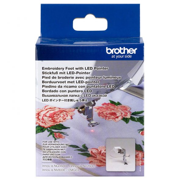 Brother Stickfuß mit LED-Pointer FLED2