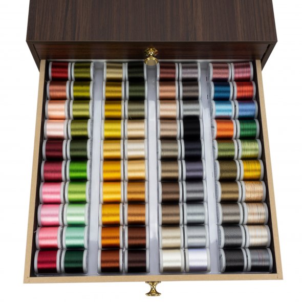 Madeira Garnschatulle Rayon No.40 (190 Spulen/ 200 m/ Teak)