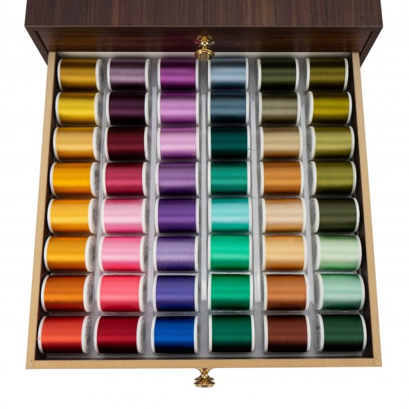 Madeira Garnschatulle Rayon No.40 (120 Spulen a 1000 m/ Teak)