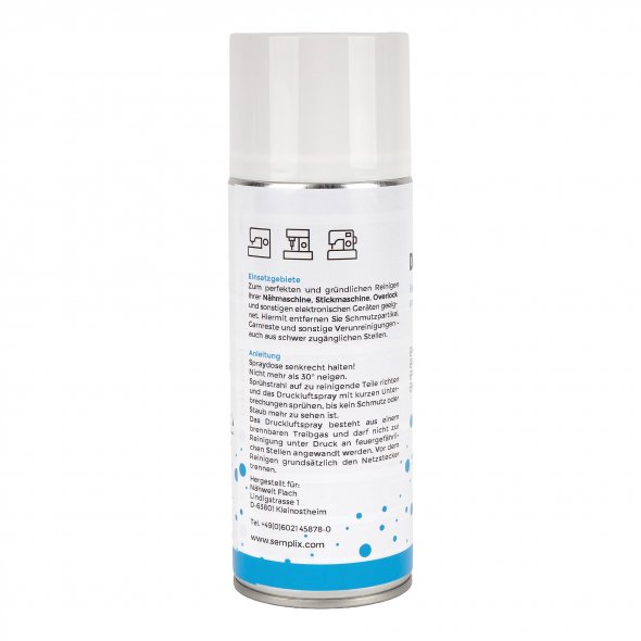 Semplix Druckluftspray (zum Reinigen der Nähmaschine 400 ml)
