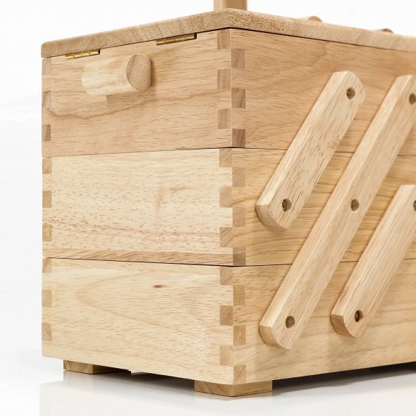 Prym Nähkasten Holz M (hell)