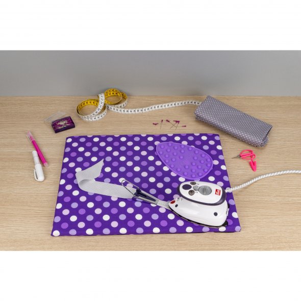 Set Prym Mini Bügeleisen mit Semplix Silikonablage (lila)