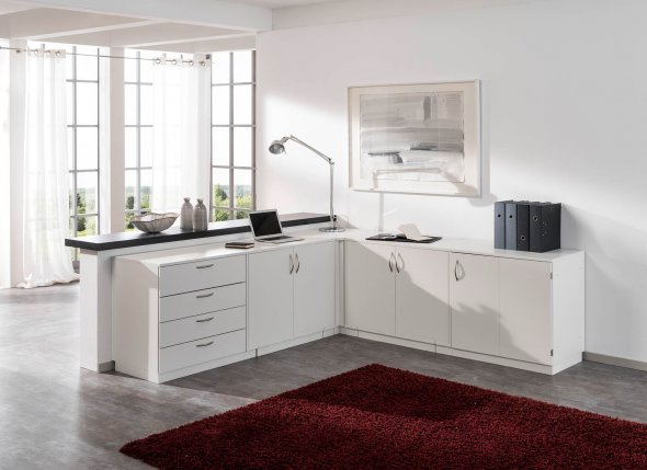 STACK sew-inner Nähmöbel 2 Einschiebetüren 34.22 mit elektronischem Lift