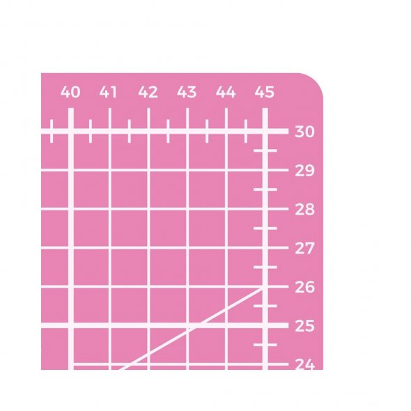 Semplix Schneidematte pink-lila (45 x 30 cm/ 18 x 12 inch) A3