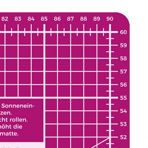 Semplix Schneidematte beere-rosa (90 x 60 cm/ 35 x 24 inch) A1