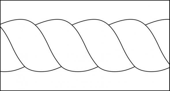 Quilt-Lineal ''Blatt klein'' (Acrylglas 5 mm/ Muster 7x5,5 cm/ Lineal 12,7x16,5 cm)