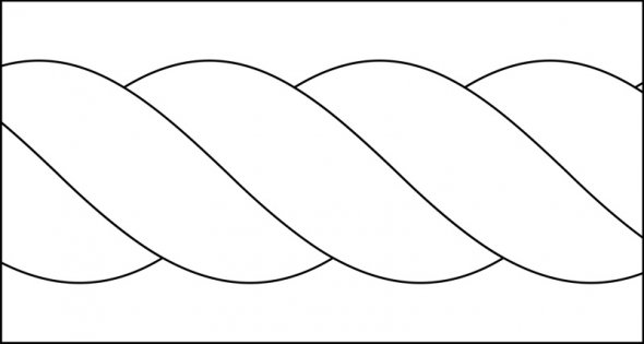 Quilt-Lineal ''Blatt groß'' (Plexiglas 5 mm/ Muster 11x6,3 cm/ Lineal 12,7x20,2 cm)