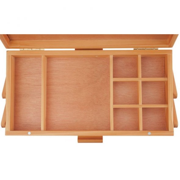Milward Näh-Bastelkasten Holz (aufklappbar/ 35 x 18 x 18 cm)