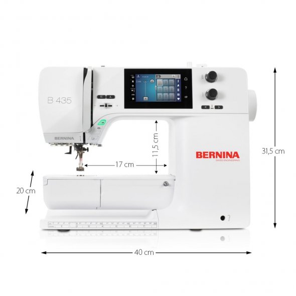 Bernina 435 Computer Nähmaschine mit Vollschaftfüßchen