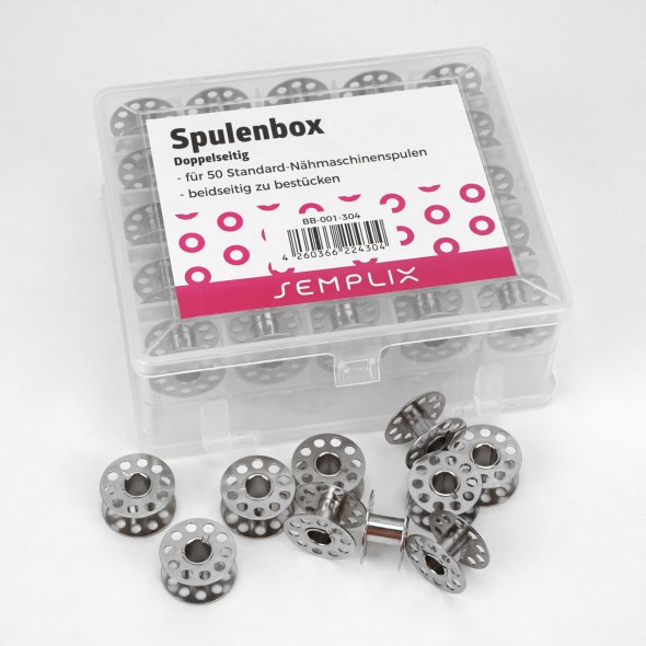 Semplix Spulenbox (für 50 Spulen/ beidseitig zu bestücken