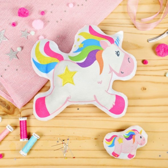 Kullaloo Nähset Einhorn "LADY LU" KINDERLEICHT Serie "Magic World"