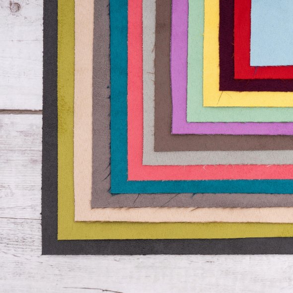 Veganes Leder Double Face (50 x 70 cm / zweifarbig / verschiedene Farben)