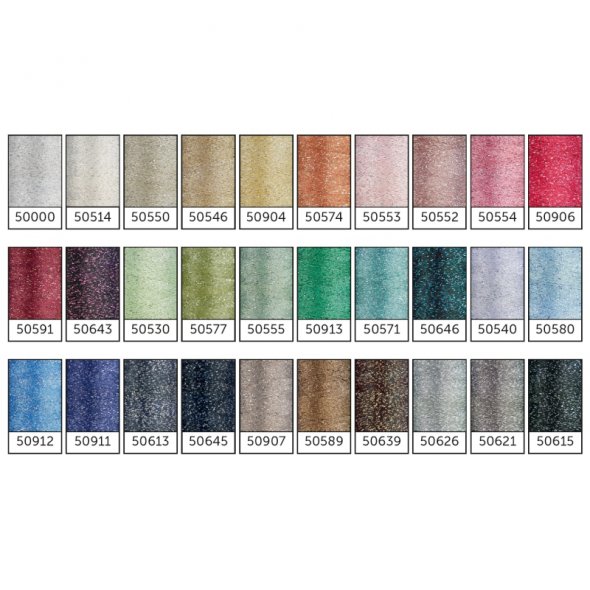 Gunold Poly Sparkle Miniking Stickgarn Box (30 Farben/ 1000 m)