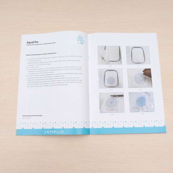 Semplix Vlies-Schulung - ausführliches Nachschlagewerk + USB (inkl. Vliesproben)