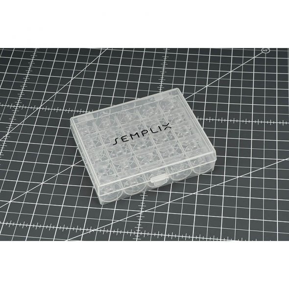 Semplix Spulenbox mit 25 Kunststoff Spulen CB (11,5 mm/ universal)