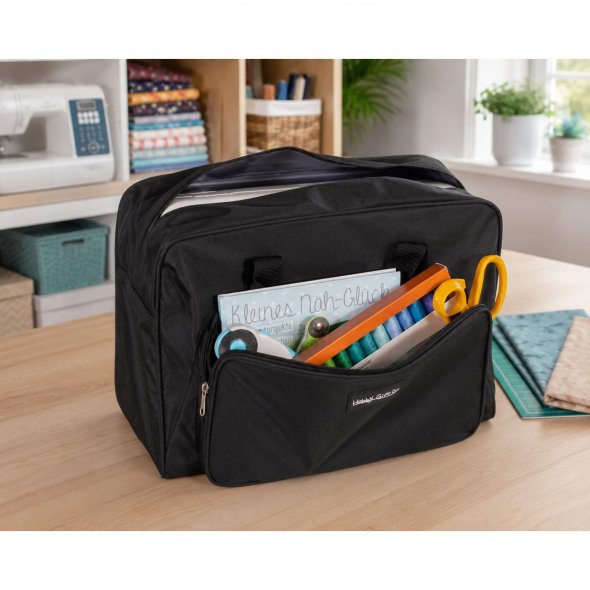 Nähmaschinen-Tasche von Hobby Gift schwarz (20 x 47 x 34 cm)