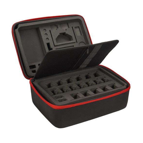 Bernina Zubehörkoffer (ohne Zubehör/ 3 Einsätze/ 33 x 15 x 25 cm/ schwarz)