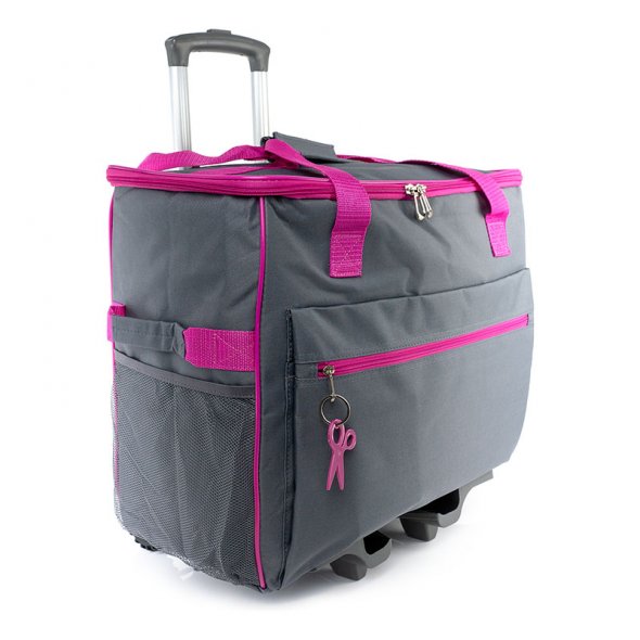 Hemline Nähmaschinen-Trolley M (anthrazit/ magenta)