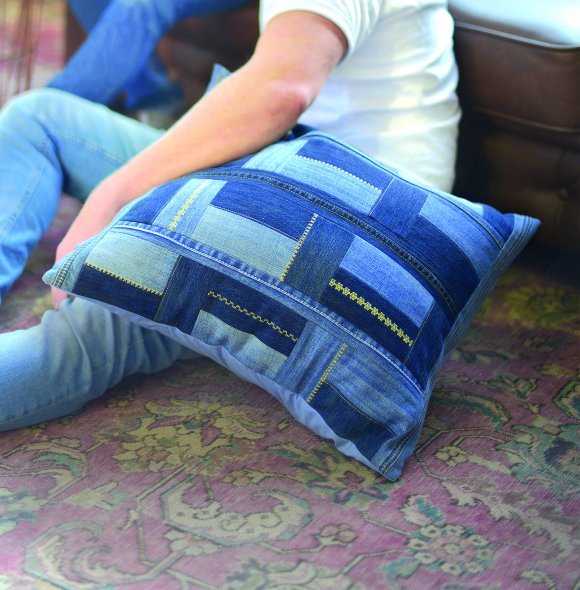 Gütermann Denim + Jeansnadeln Nähfaden-Set (8 Farben/ 100 m)