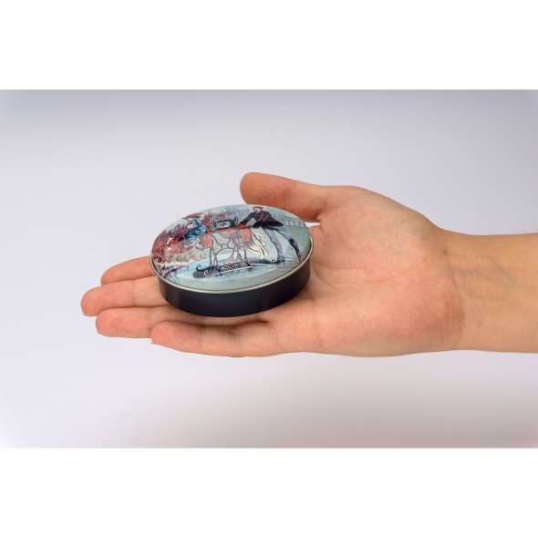 Nostalgiedosen Blechdosen 3er-Set (7 x 4,5 x 3 cm/ verschiedene Designs)
