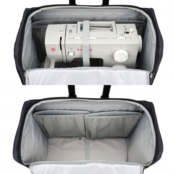 Singer Trolley, Rollkoffer Jeansfarbe (B 50 cm x H 33 cm x T 22 cm)