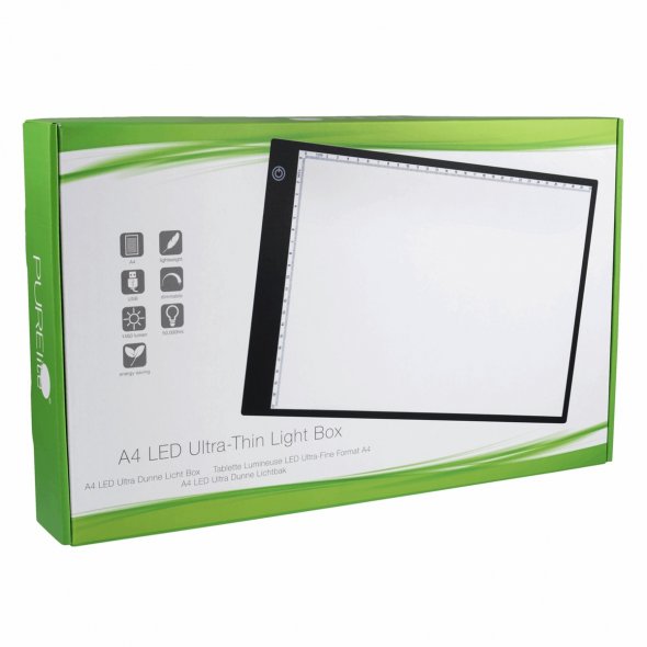 Purelite LED Ultra-Thin Light Box A4 (34,6 x 23,4 x 0,5 cm)